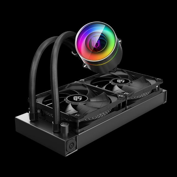 独自の液漏れ防止技術を採用したハイエンド仕様の簡易水冷クーラー